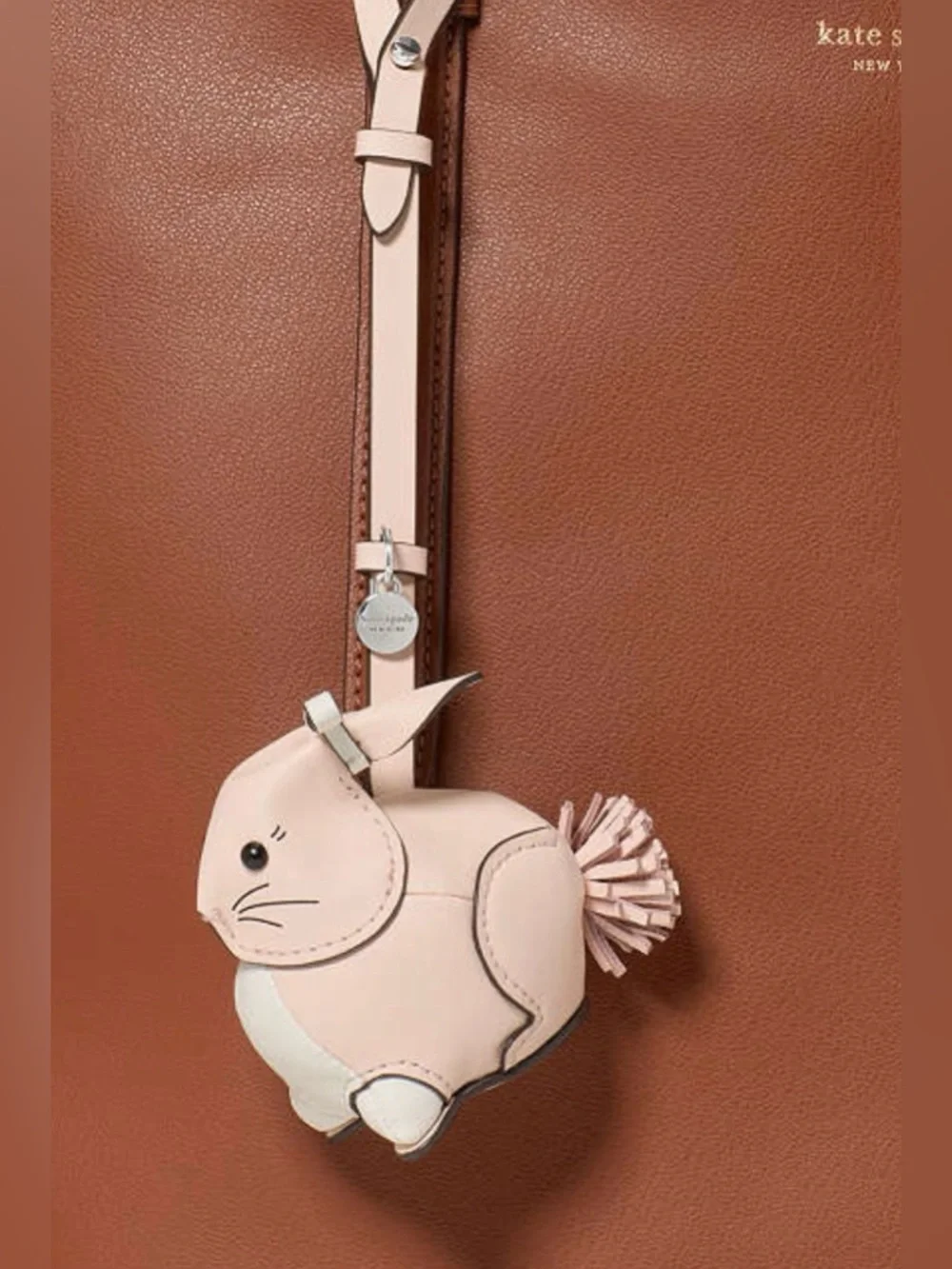 Kate Spade Charmed Pippa Rabbit Bag Charm - Picture 17 of 17